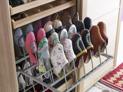 Storing shoes in the hallway photo options