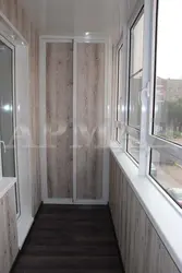 Аздабленне лоджыі панэлямі фота