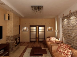 Living room without windows interior design