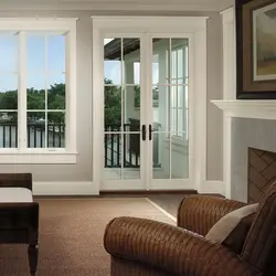 French windows in the apartment photo