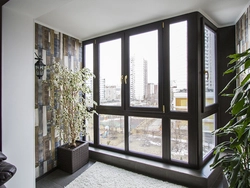 French windows in the apartment photo