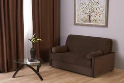Accordion sofa in the living room interior