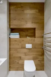 Bathroom Finishing With Laminate Design Photo