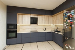 Matte facades for kitchen photo