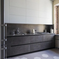 Matte facades for kitchen photo