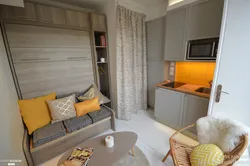 Kitchen converted into bedroom photo