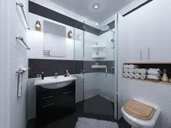 Vanna Otağı Dizaynı Duş Və Küvetli 9 Kv.M.