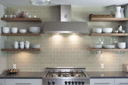 Kitchen With Shelves Real Photos