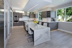 Kitchen Design In A Modern Style Inexpensive Photo Wallpaper