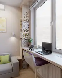 Tabletop window sill in the bedroom photo