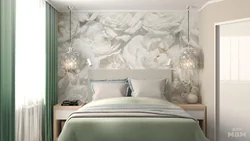 Photo wallpaper in the bedroom