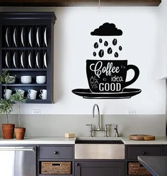Kitchen decor photo stickers