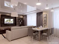 Интерьер кухни гостиной 24 кв м