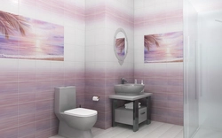 Plastic tiles for bathroom photo