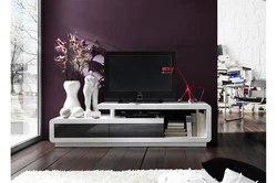 Bedside tables in the living room photo