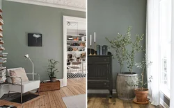 Bedroom interior sage