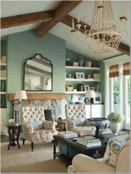 Bedroom interior sage