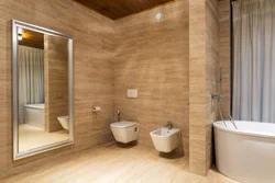 Bathroom made of quartz vinyl photo