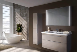 Bathroom furniture in the interior photo