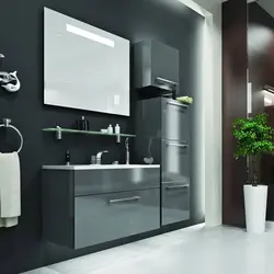 Bathroom furniture in the interior photo