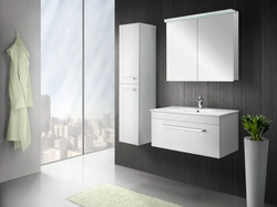 Bathroom furniture in the interior photo