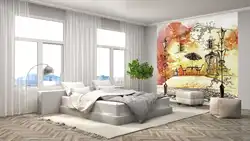 Жатын Бөлменің Интерьеріндегі 3D Тұсқағаз