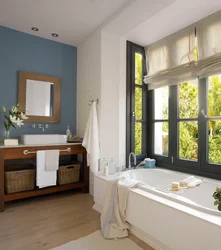 Tiles On Bath Window Photo