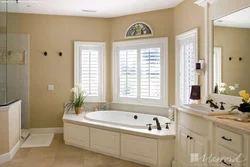 Tiles on bath window photo