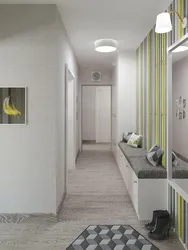 Uch xonali kvartirada koridorning ichki qismi
