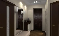 Интерьер прихожей в трехкомнатной квартире