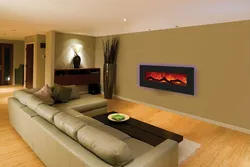 Decorating one wall in the living room photo