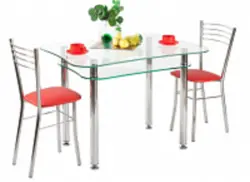 Table and chairs for a small kitchen modern design