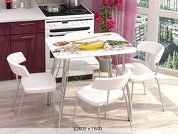 Table and chairs for a small kitchen modern design