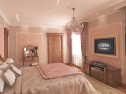 Персиковая спальня дизайн фото