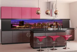 Your photo on the kitchen panel
