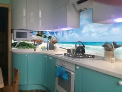 Your photo on the kitchen panel