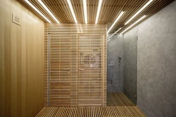 Bathroom design slats