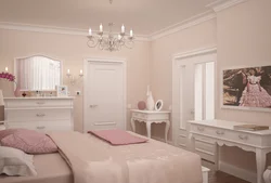 Bedrooms in powdery tones photo