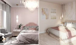 Bedrooms in powdery tones photo