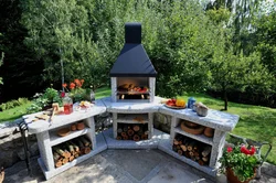 Photo of barbecue kitchens in dachas
