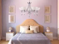 Paint for walls in the bedroom photo in the interior