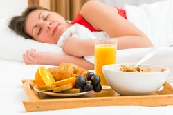 Sleeping in the kitchen photo