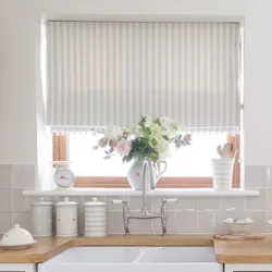 Decorate blinds in the kitchen photo