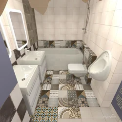 Patchwork bathroom design