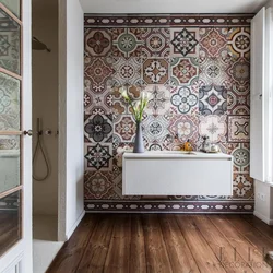 Patchwork bathroom design