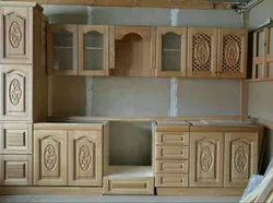 Ağacdan hazırlanmış DIY mətbəx, ağacdan rəsmlər, fotoşəkil