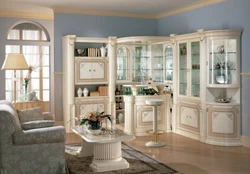 Corner living rooms in classic style photo