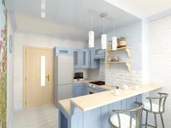 Kitchen Interior Design With Ledge