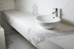 Photo of tiles bath countertop