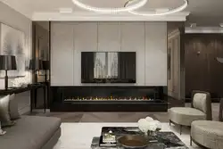 Интерьер с камином в квартире